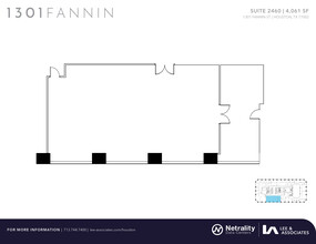 1301 Fannin St, Houston, TX for lease Floor Plan- Image 2 of 2