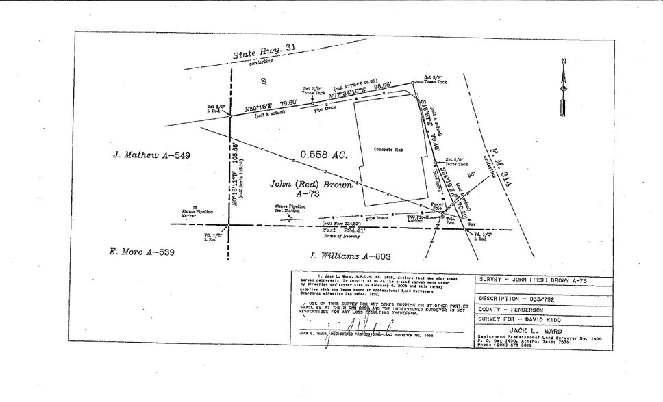Highway 31, Brownsboro, TX 75756 Highway 31 & FM 314