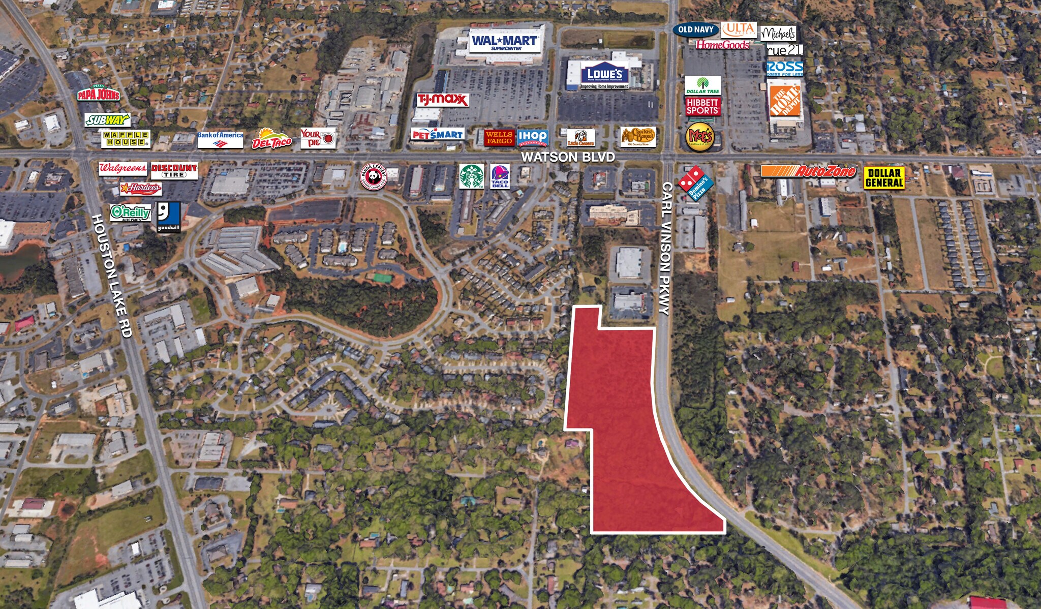 387 Carl Vinson Pky, Warner Robins, GA for sale Building Photo- Image 1 of 1