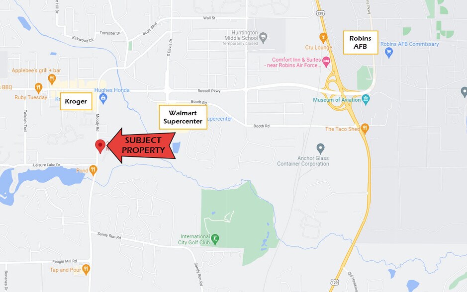 2306 Moody Rd, Warner Robins, GA for sale - Building Photo - Image 1 of 1