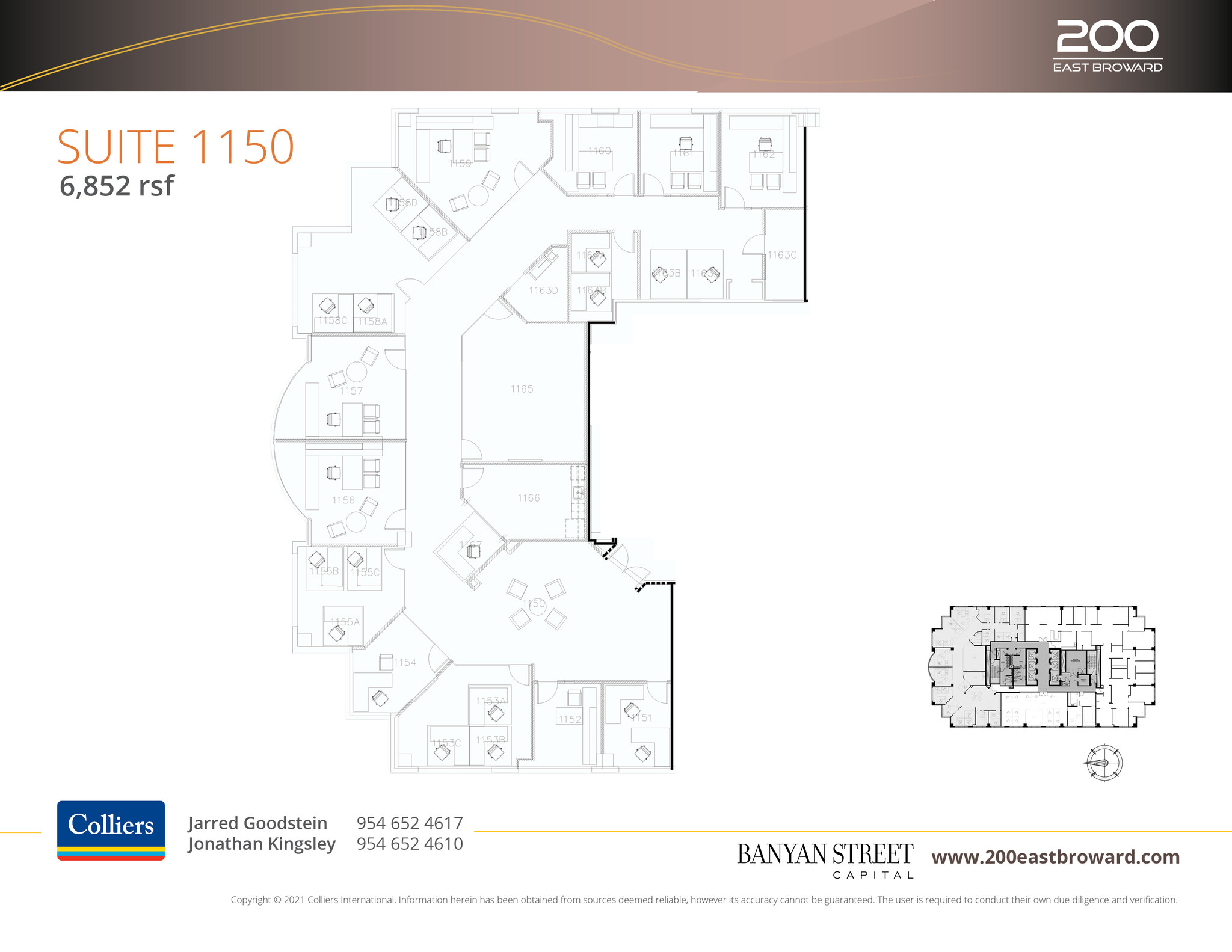 200 E Broward Blvd, Fort Lauderdale, FL for lease Floor Plan- Image 1 of 2