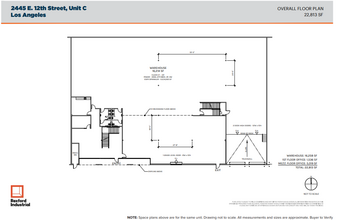 2445-2460 E 12th St, Los Angeles, CA for lease Floor Plan- Image 2 of 2