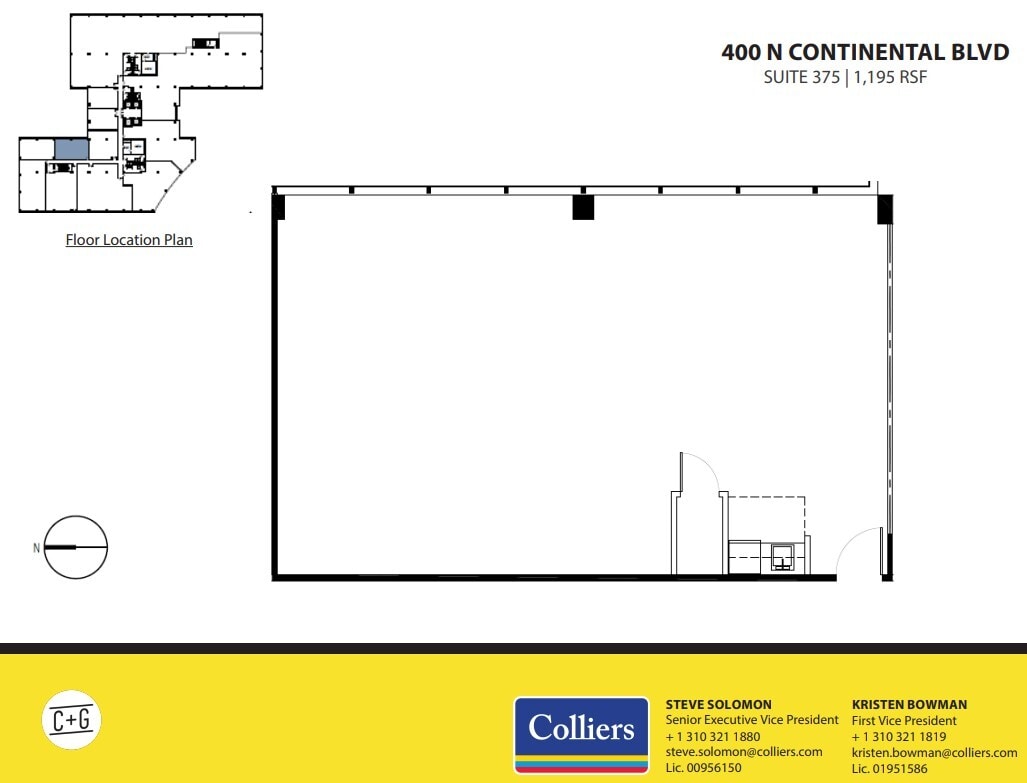 300 Continental Blvd, El Segundo, CA for lease Floor Plan- Image 1 of 1