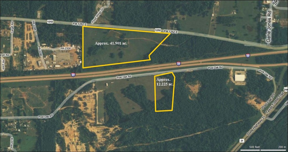 Post Oak Rd, Kilgore, TX for sale - Aerial - Image 1 of 1