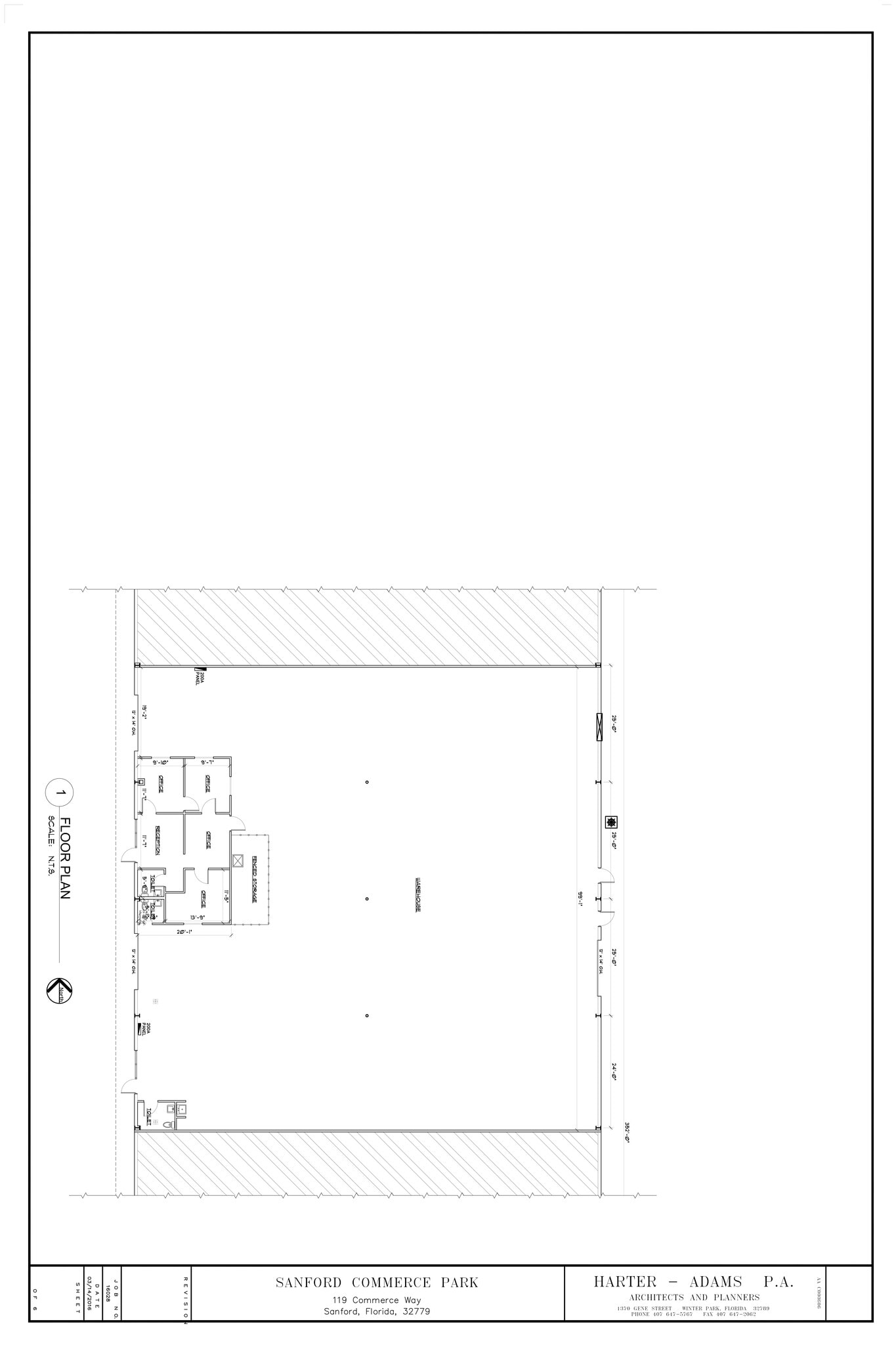 119 Commerce Way, Sanford, FL for lease Site Plan- Image 1 of 1