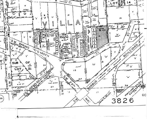 2641-2645 SW Spring Garden St, Portland, OR for sale Plat Map- Image 1 of 1