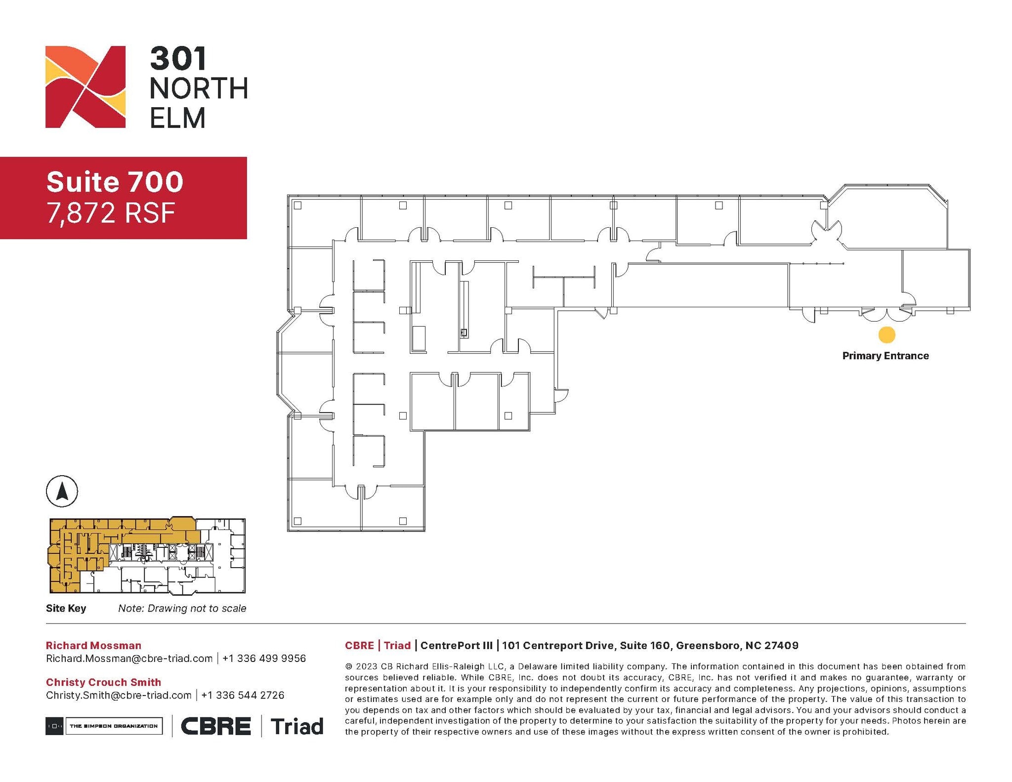 301 N Elm St, Greensboro, NC for lease Floor Plan- Image 1 of 1