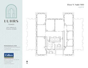 45 W Jefferson St, Phoenix, AZ for lease Floor Plan- Image 1 of 1