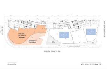 801 S Pointe Dr, Miami Beach, FL for lease Floor Plan- Image 2 of 2