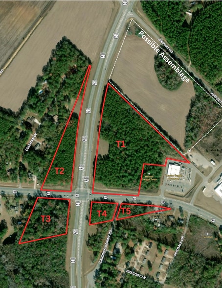 0 W Hwy 80, Dublin, GA for sale - Aerial - Image 2 of 3