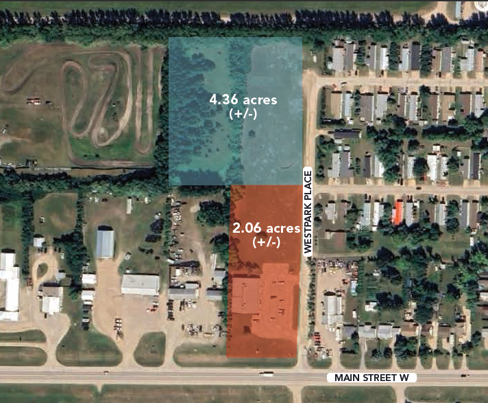 123 Main St W, Neepawa, MB for sale Aerial- Image 1 of 3