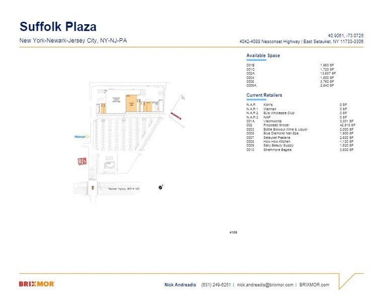4042-4088 Nesconset Hwy, East Setauket, NY for lease - Site Plan - Image 1 of 2