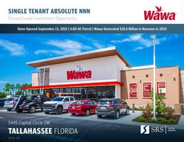 Wawa - Tallahassee (Woodville) FL - NNN Property