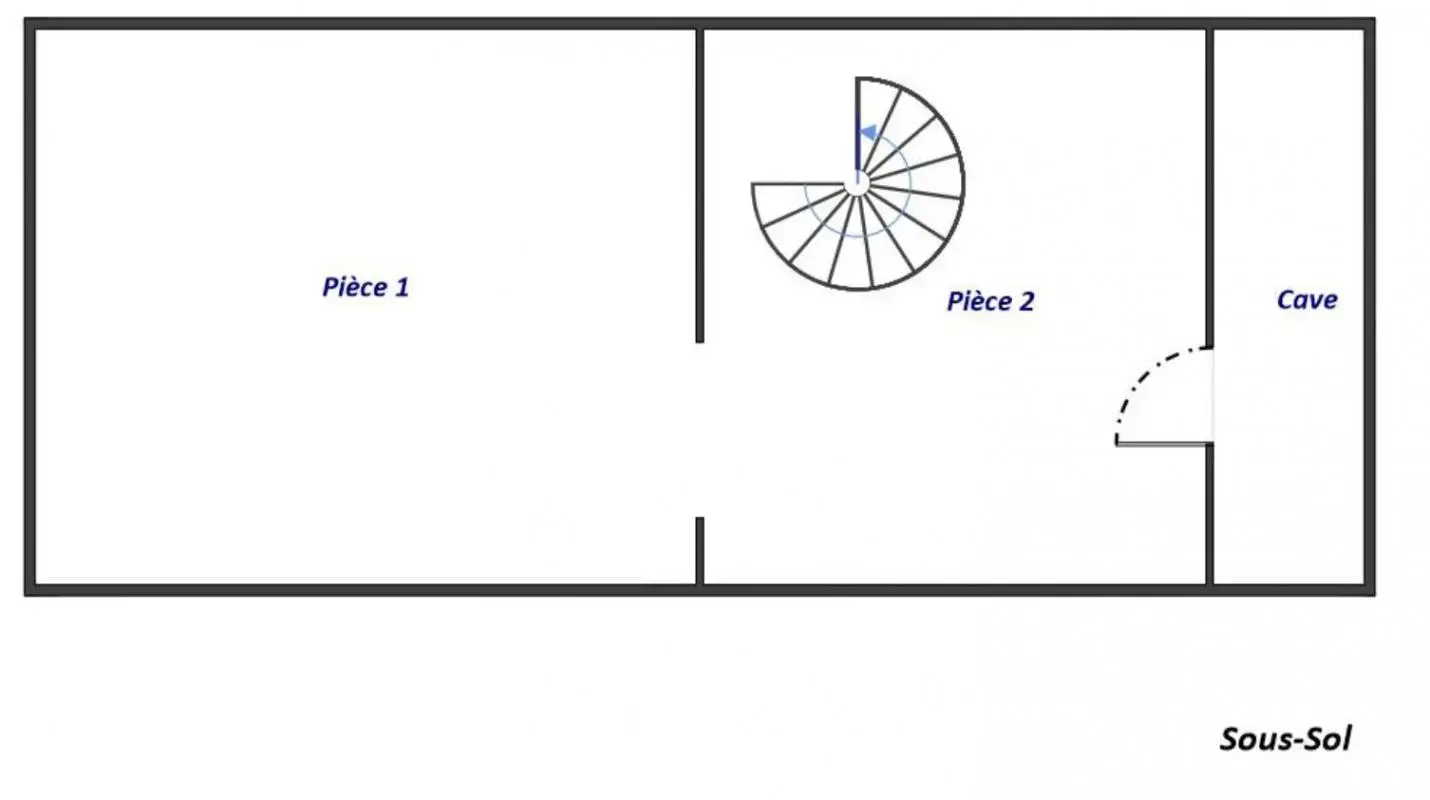 Paris, PAR 75018 -  -  - Floor Plan - Image 1 of 2