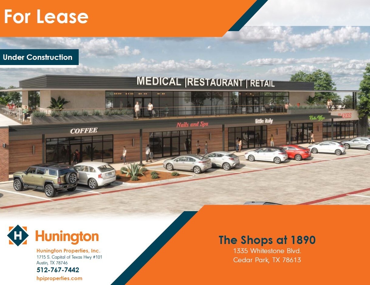 1335 E Whitestone Blvd, Cedar Park, TX for lease Building Photo- Image 1 of 2