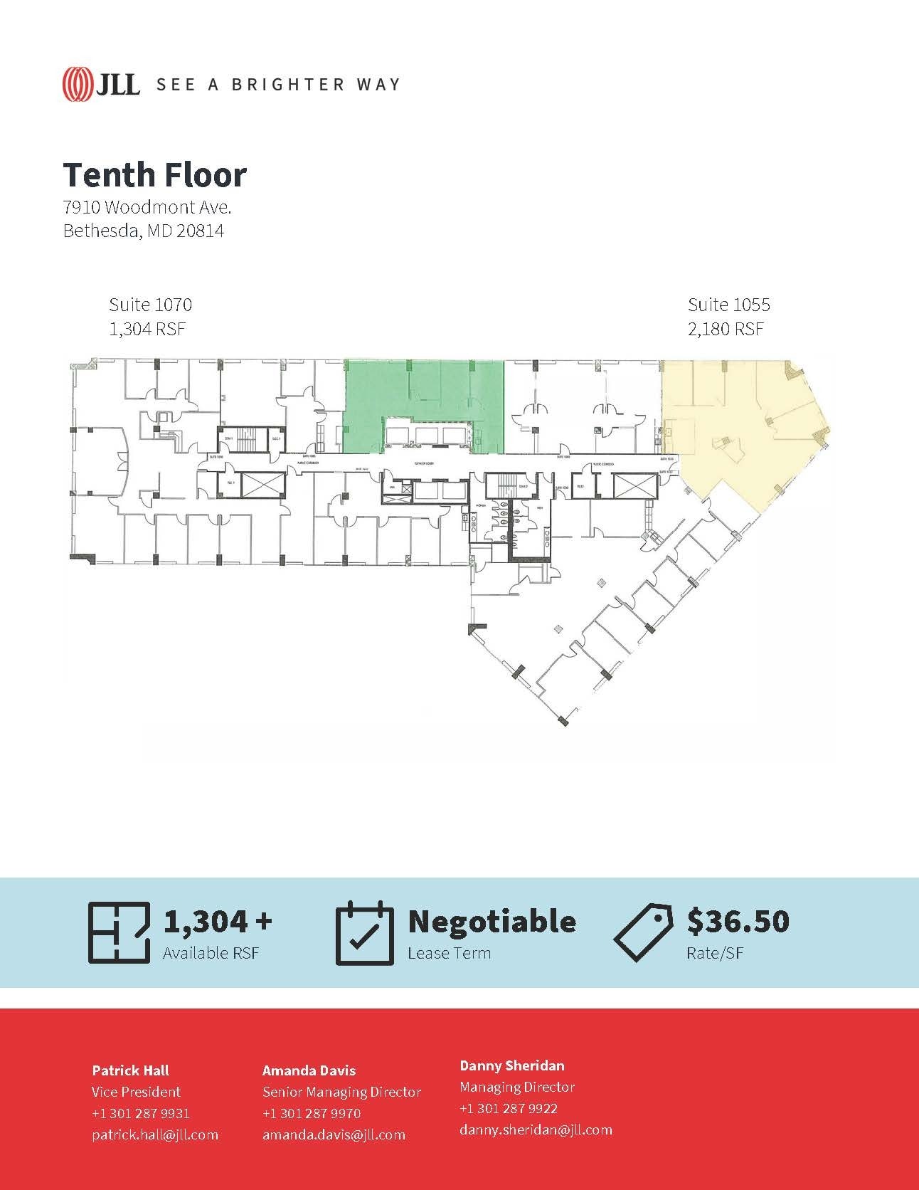 7910 Woodmont Ave, Bethesda, MD for lease Floor Plan- Image 1 of 1
