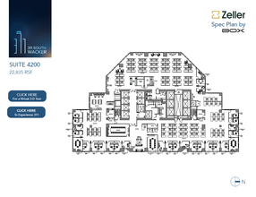 311 S Wacker Dr, Chicago, IL for lease Floor Plan- Image 2 of 3