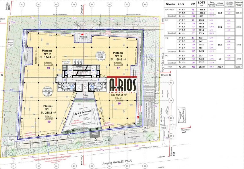 Office in La Seyne-sur-Mer for lease - Site Plan - Image 3 of 9