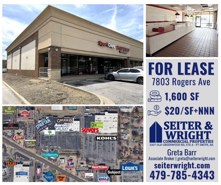 7719-7801 Rogers Ave, Fort Smith, AR for lease Building Photo- Image 1 of 4