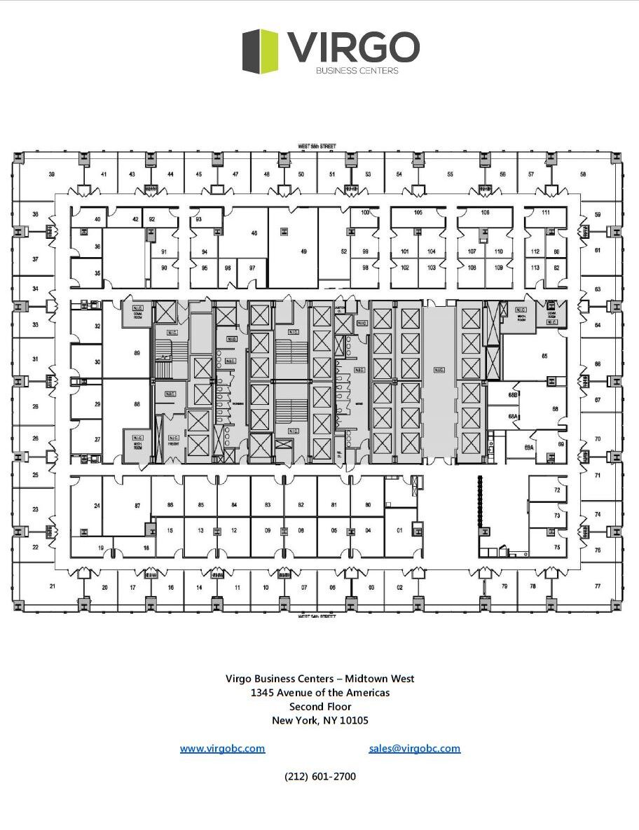 1345 Avenue of the Americas, New York, NY for lease Floor Plan- Image 1 of 1