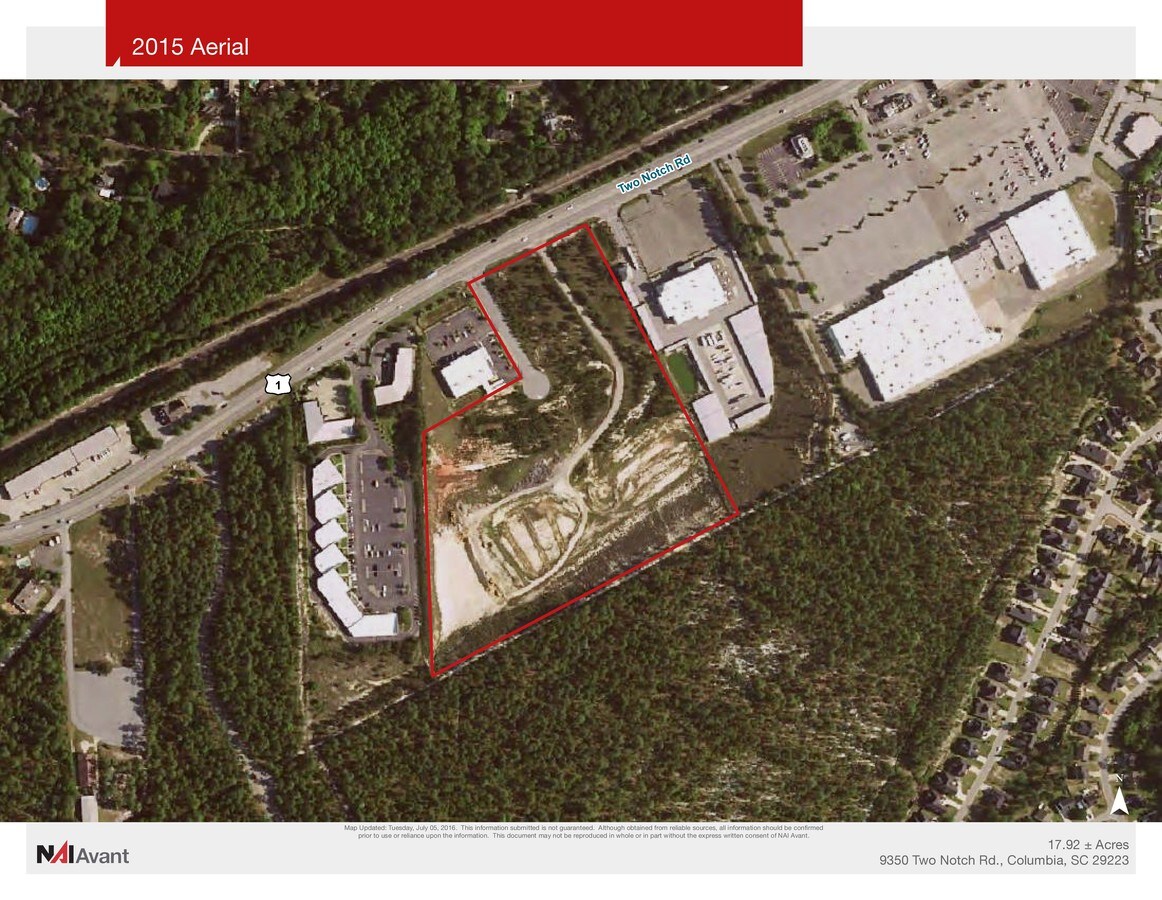 9650 Two Notch Rd, Columbia, SC 29223 9650 Two Notch Rd. (17.92 AC)