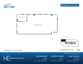 1999 Bryan St, Dallas, TX for lease Floor Plan- Image 1 of 1