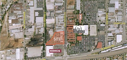 1127-1131 S Fremont Ave, Alhambra, CA - AERIAL  map view