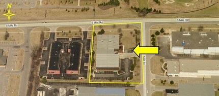 46001 Five Mile Rd, Plymouth, MI - AERIAL  map view