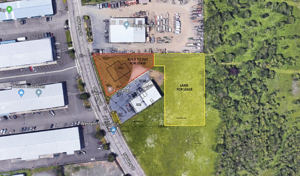 BTS SW Ferry St, Albany, OR for sale - Site Plan - Image 1 of 1