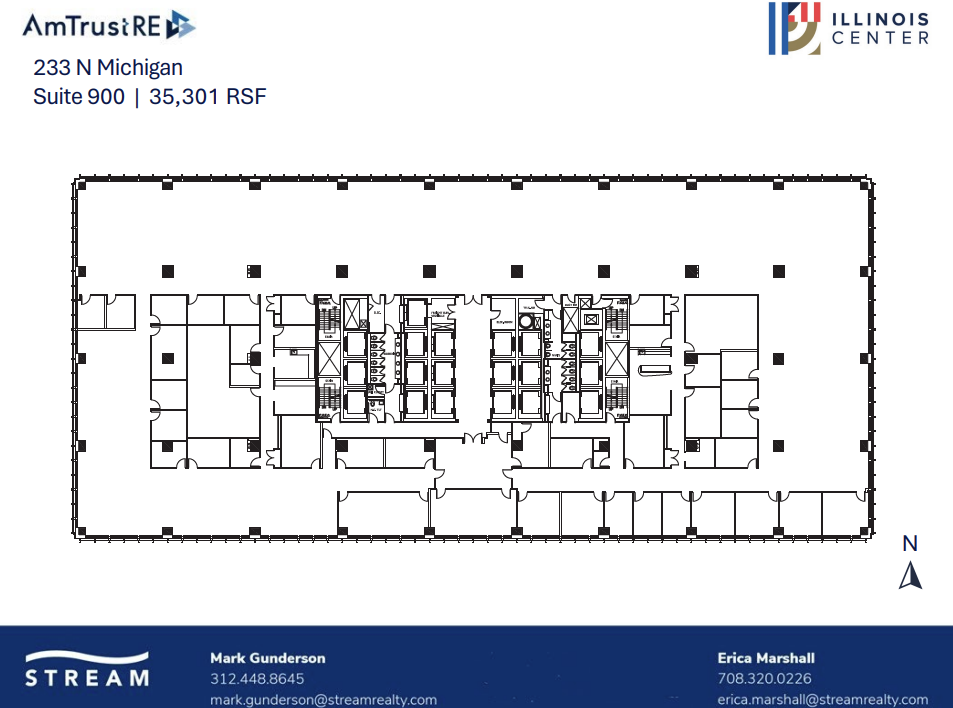 233 N Michigan Ave, Chicago, IL for lease Floor Plan- Image 1 of 1