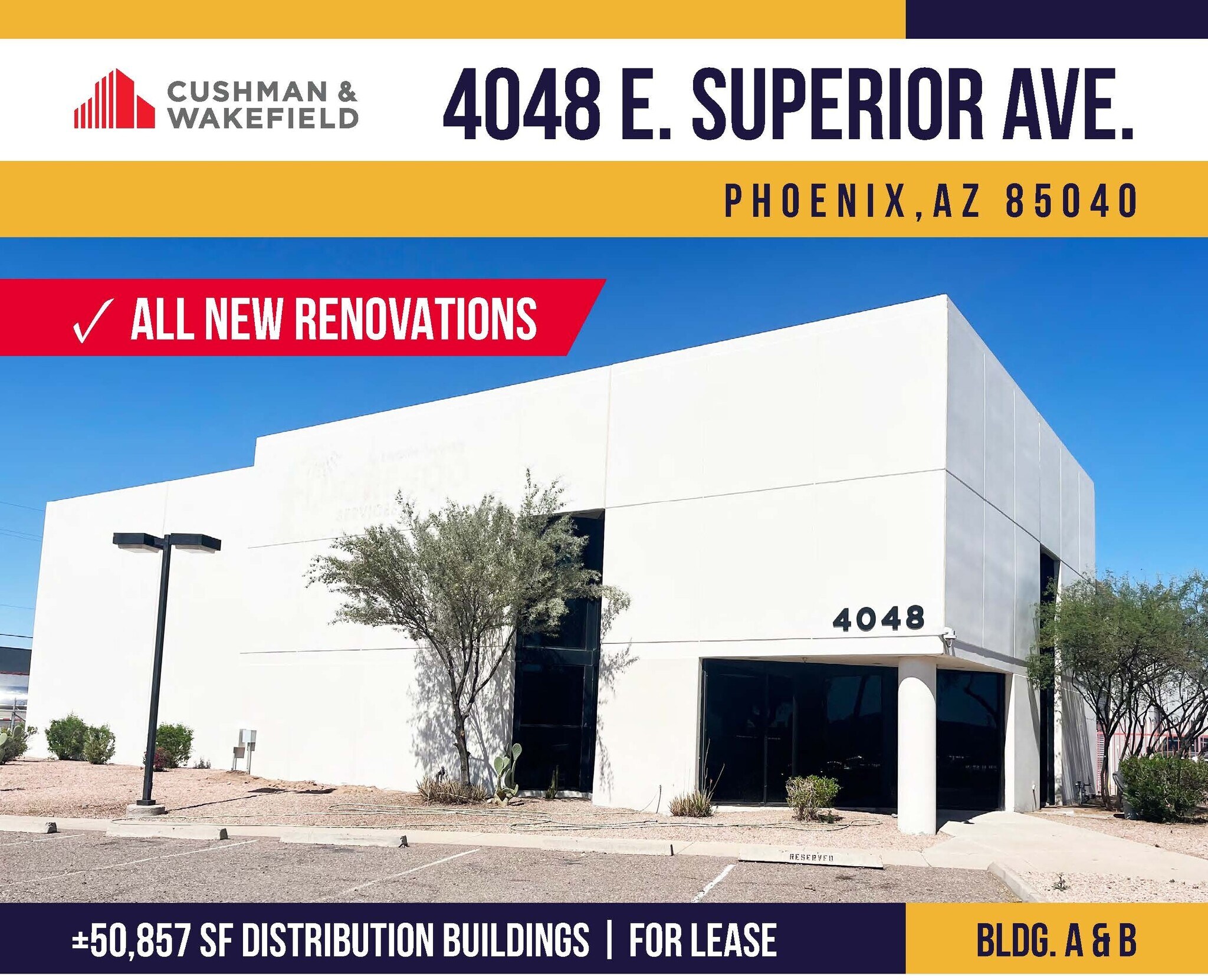 4048 E Superior Ave, Phoenix, AZ for lease Interior Photo- Image 1 of 5