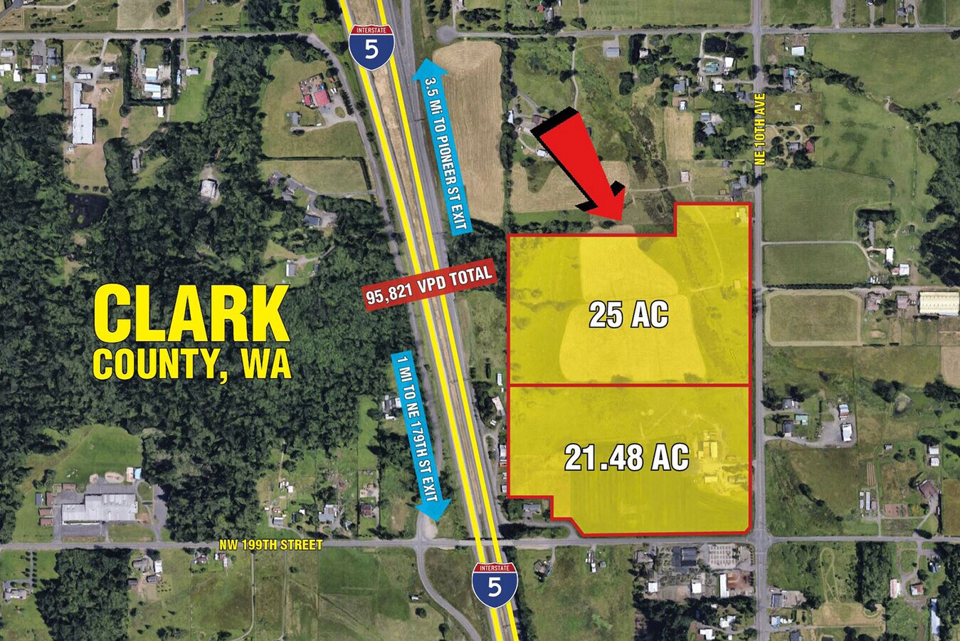 Ridgefield I5 Business Park Land Ridgefield, WA for Sale