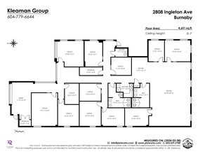 2802 Ingleton Ave, Burnaby, BC for lease Floor Plan- Image 1 of 9