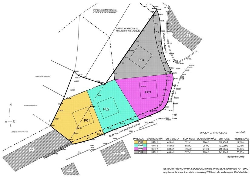 Land in Arteixo, La Coruna for sale - Floor Plan - Image 3 of 7