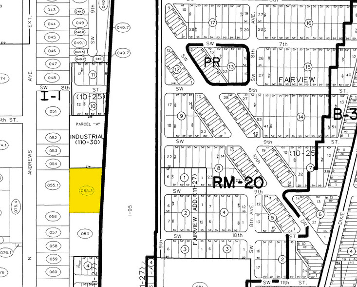 1020 SW 10th Ave, Pompano Beach, FL for lease - Plat Map - Image 2 of 7