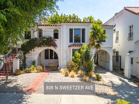 806 N Sweetzer Ave, Los Angeles CA - Duplex Property