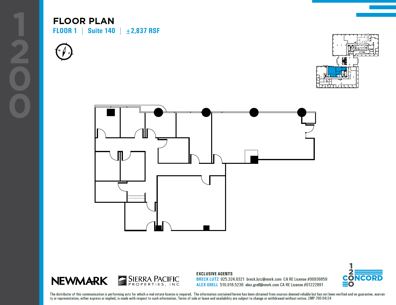 1200 Concord Ave, Concord, CA for lease Floor Plan- Image 1 of 1