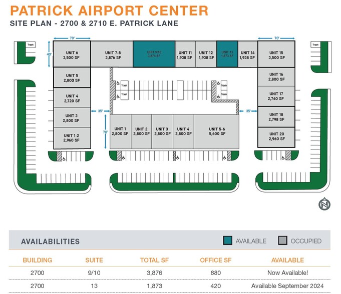 2700 E Patrick Ln, Las Vegas, NV for lease - Site Plan - Image 3 of 8