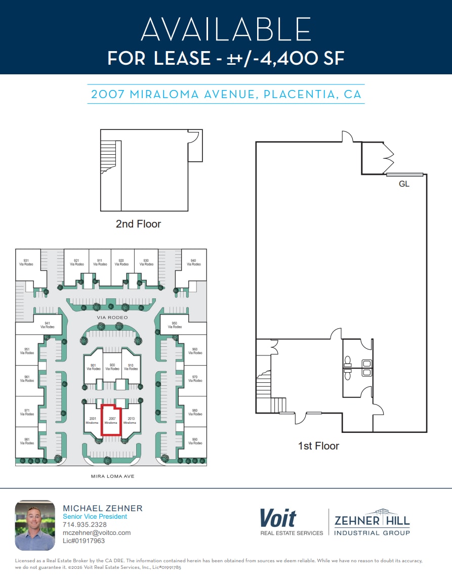 2001-2013 E Miraloma Ave, Placentia, CA for lease Site Plan- Image 1 of 1