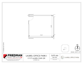 17177 N Laurel Park Dr, Livonia, MI for lease Floor Plan- Image 1 of 2