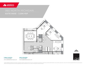 980 N Michigan Ave, Chicago, IL for lease Floor Plan- Image 1 of 1