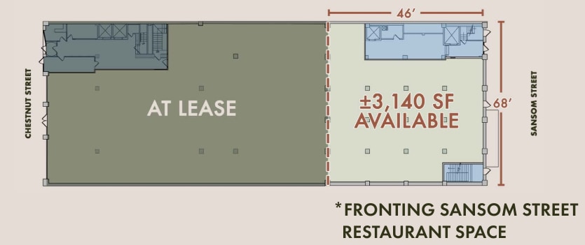 1217 Sansom St, Philadelphia, PA for lease Floor Plan- Image 1 of 1