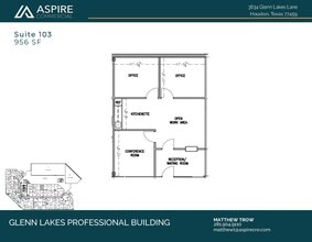 3634 Glenn Lakes Lane, Missouri City, TX for lease Floor Plan- Image 1 of 1