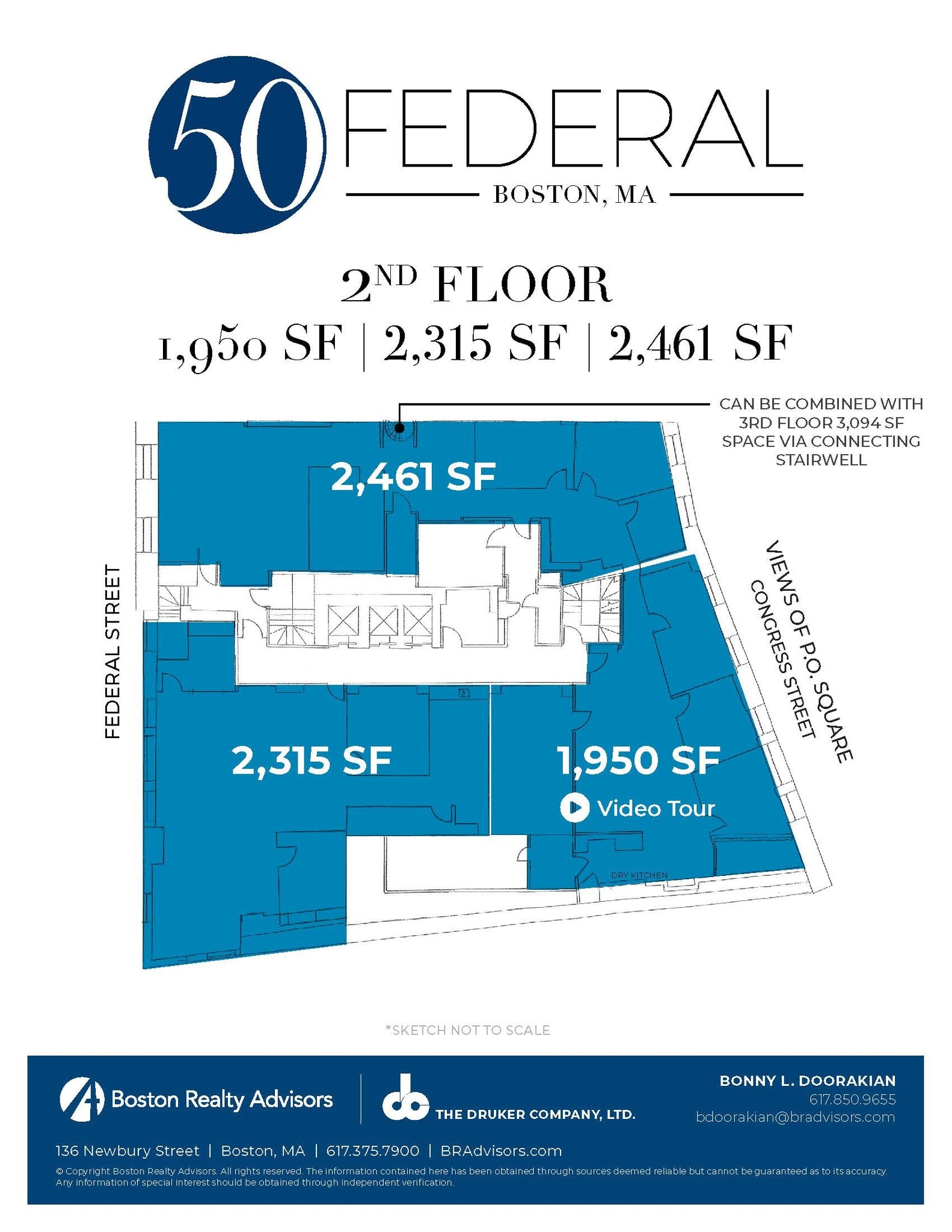 50 Federal St, Boston, MA for lease Floor Plan- Image 1 of 1