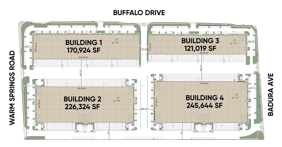 7120 S Buffalo Dr, Las Vegas, NV for lease - Site Plan - Image 3 of 3