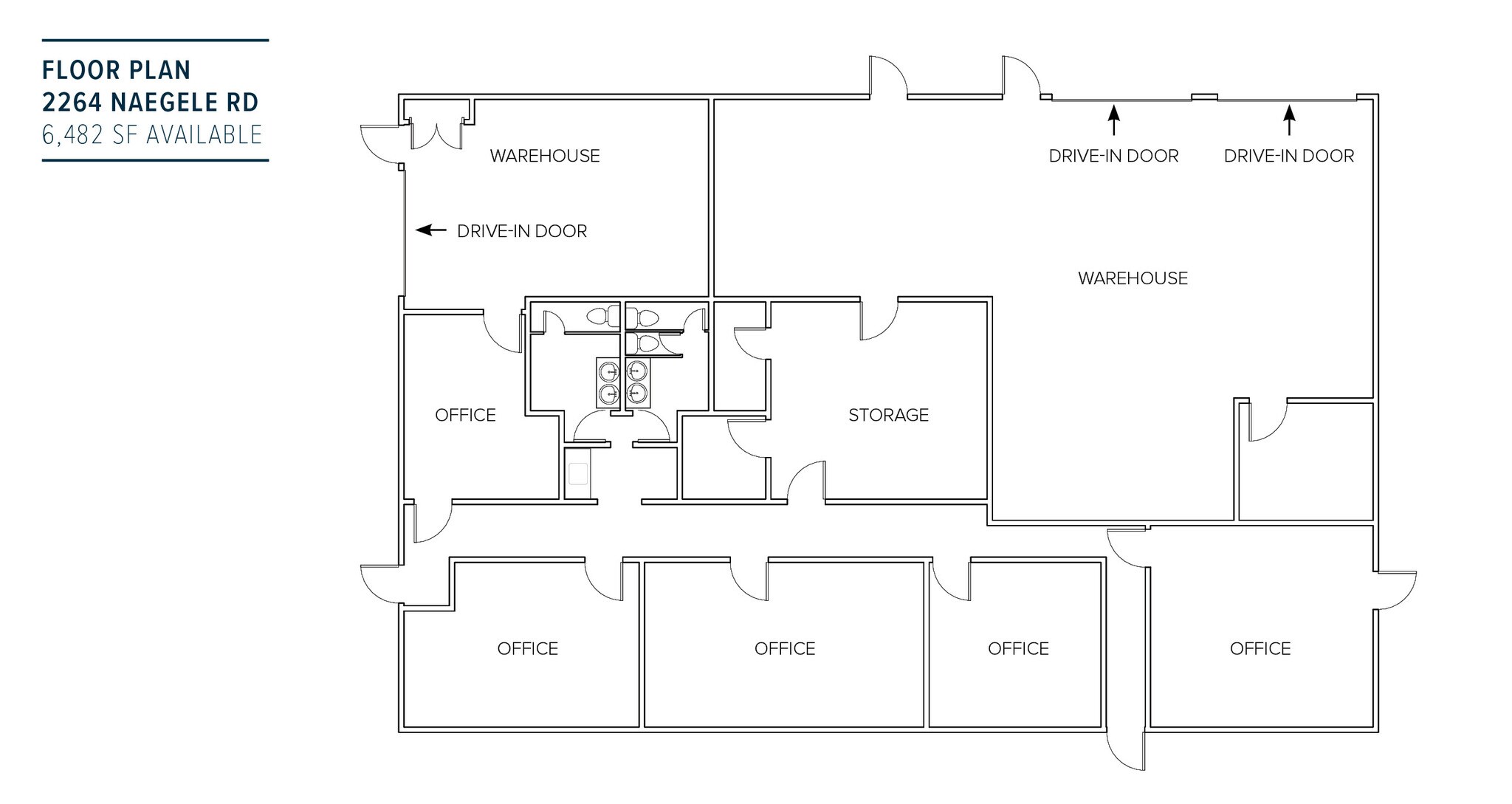 2264 Naegele Rd, Colorado Springs, CO for sale Floor Plan- Image 1 of 1
