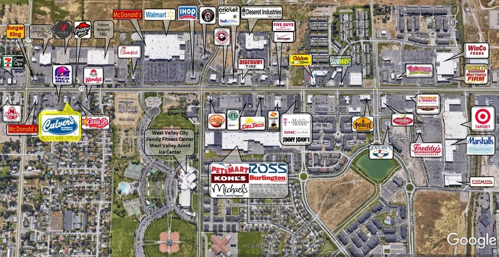 3407 S 5600 W, West Valley City, UT for lease - Aerial - Image 3 of 7