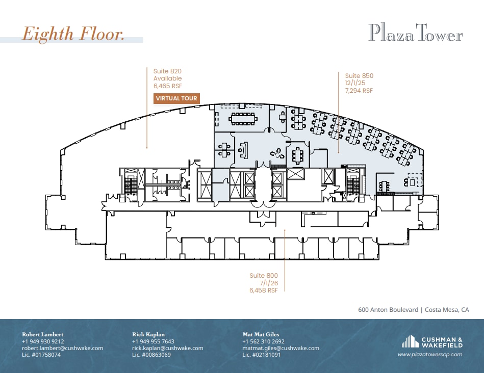 600 Anton Blvd, Costa Mesa, CA for lease Floor Plan- Image 1 of 1