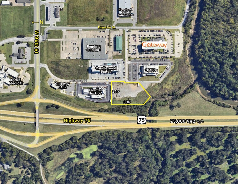 204 Gateway Place Pl, Jenks, OK for sale - Aerial - Image 1 of 3