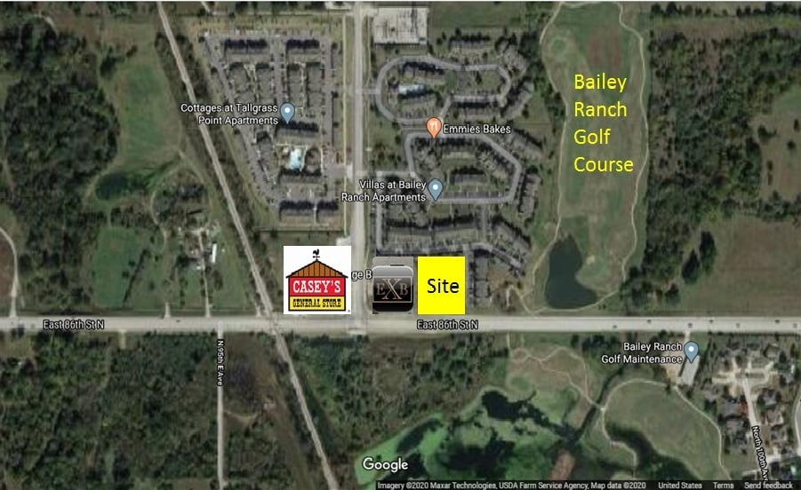 86th St & Mingo, Owasso, OK for sale Aerial- Image 1 of 1